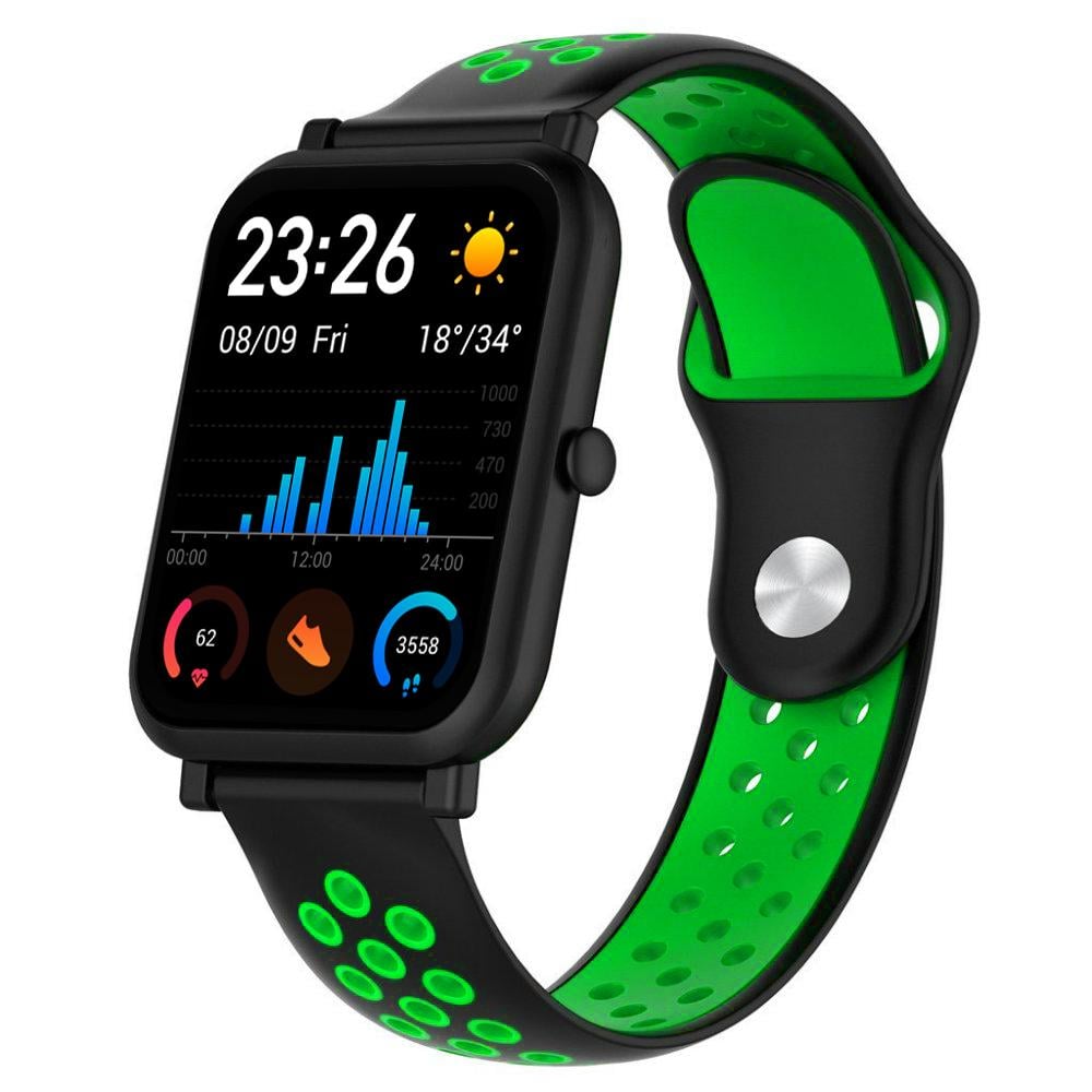 Ремінець Sport для Amazfit GTS Black Green (13184-4A)