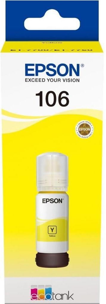 Краска для принтера Epson for L7160/L7180 70 мл Yellow (C13T00R440) - фото 3 Краска для принтера Epson for L7160/L7180 70 мл Yellow (C13T00R440) - фото 3