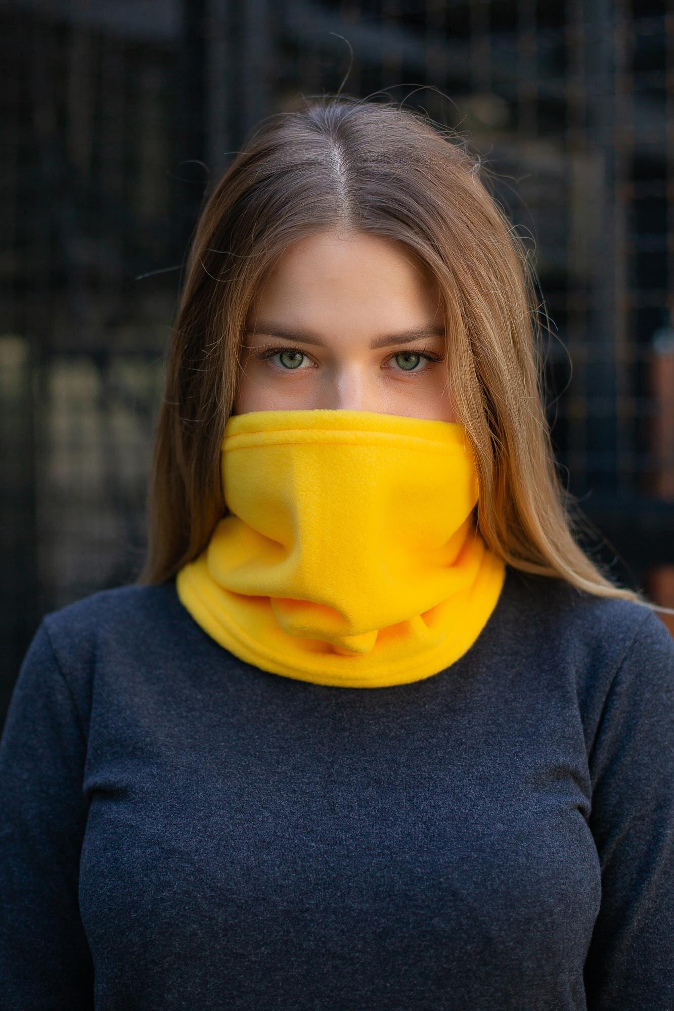 Шарф-бафф Without woman Желтый (8042645)