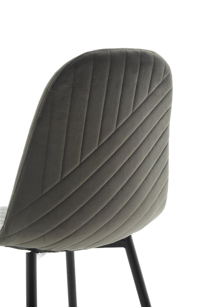 Кухонний стілець Мікс Меблі ЯРІС велюр Графіт (27897721) - фото 8 Кухонний стілець Мікс Меблі ЯРІС велюр Графіт (27897721) - фото 8