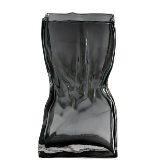 Ваза стеклянная Claudia 24 см Черный (80011) Ваза стеклянная Claudia 24 см Черный (80011)