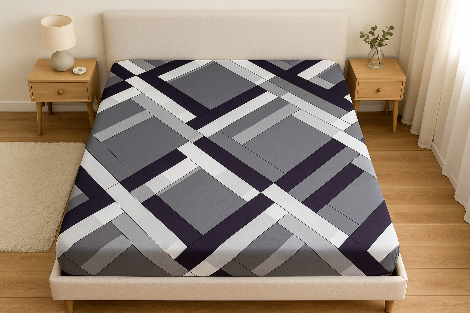 Простирадло на резинці Магічна геометрія бязь 160х200 см (G-0506magic/WP/x160) Простирадло на резинці Магічна геометрія бязь 160х200 см (G-0506magic/WP/x160)