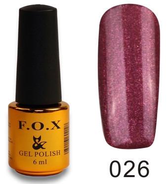 Гель-лак F.O.X PIGMENT №026 6 мл