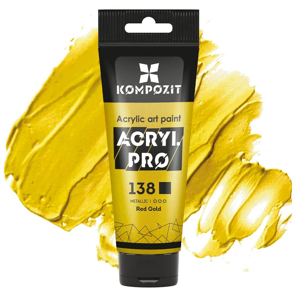 Акриловая краска ART Kompozit 138 75 мл Красное золото (59138) - фото 1 Акриловая краска ART Kompozit 138 75 мл Красное золото (59138) - фото 1