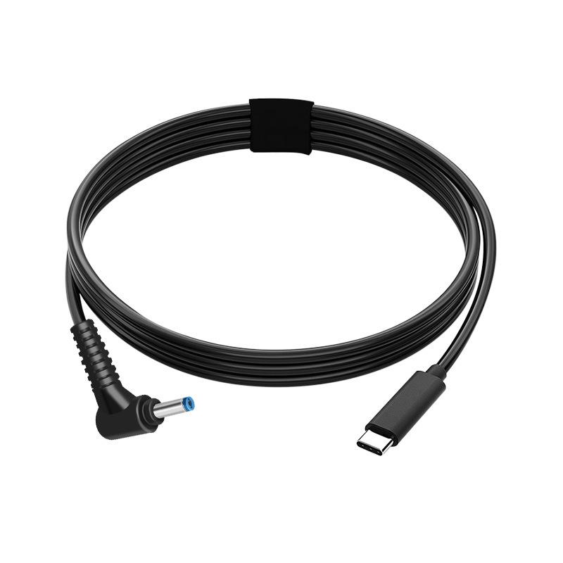 Кабель USB Type-c на DC 5,5х2,5 для заряджання ноутбука c PD тригером 65W 1,5 м (0341)