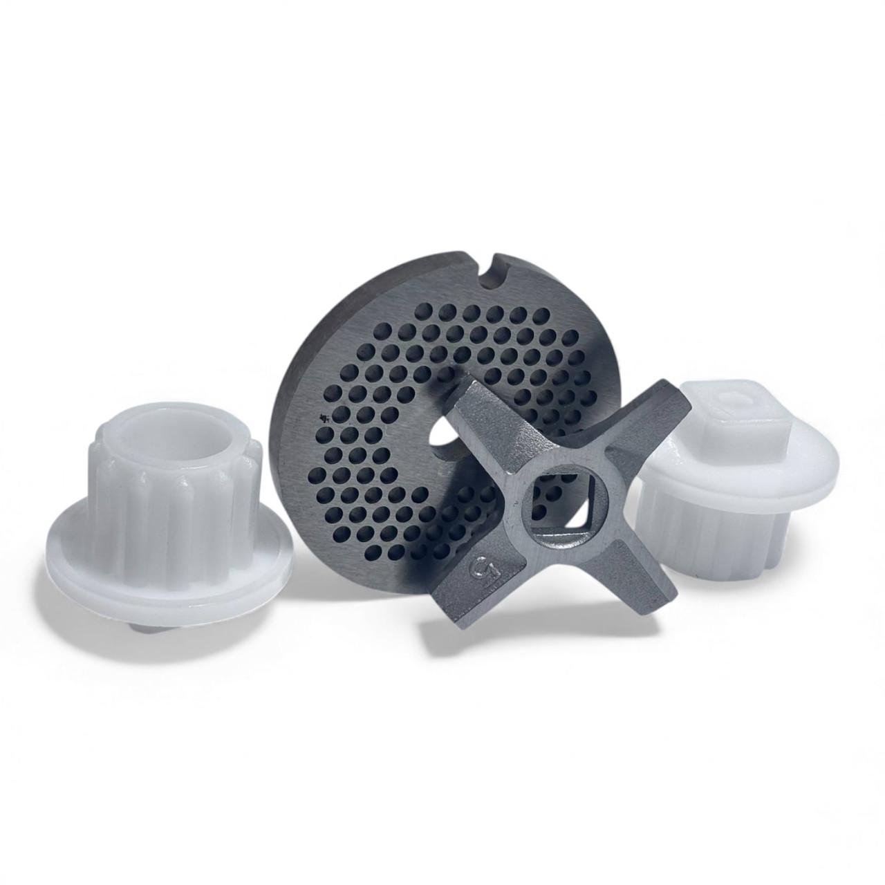 Нож односторонний с решеткой и муфтами для мясорубки Zelmer No5