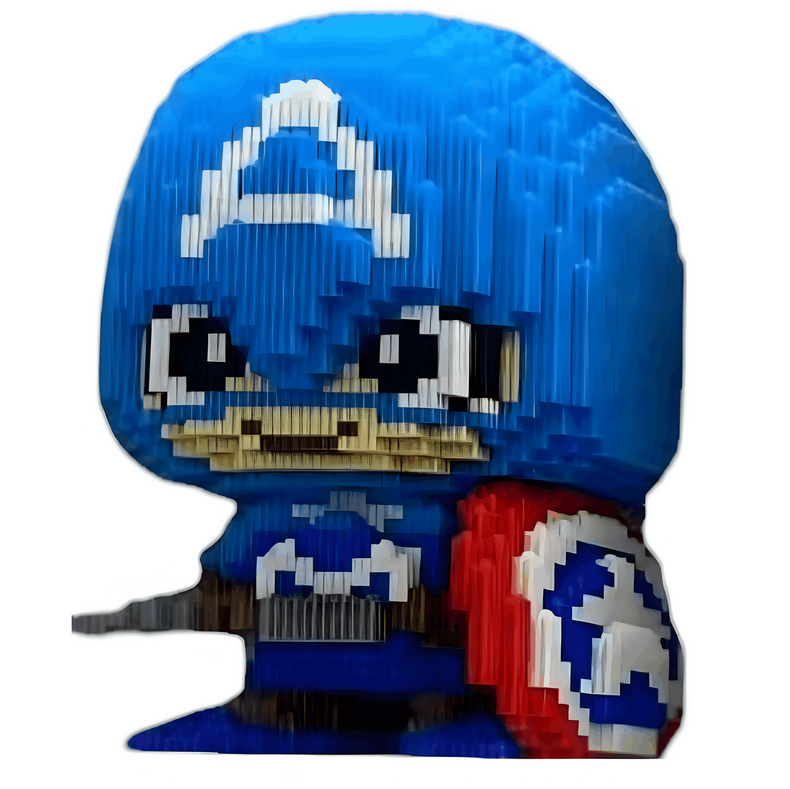 Конструктор Magic Blocks Капітан Америка 3489 деталей (MW-SS04)