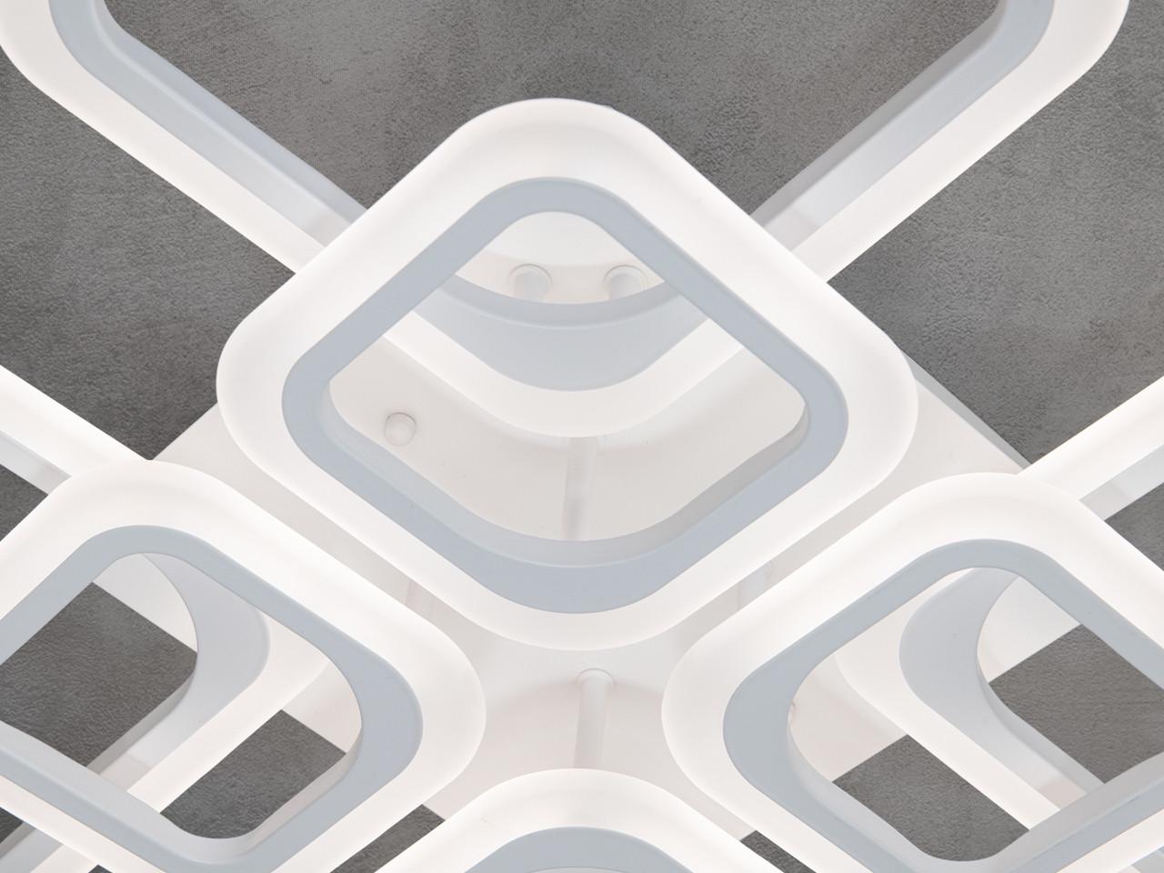 Люстра LED в спальню с пультом A8060-4+4WHDIM-LS 110W на 14 м2 Белый (2403844143) - фото 8 Люстра LED в спальню с пультом A8060-4+4WHDIM-LS 110W на 14 м2 Белый (2403844143) - фото 8