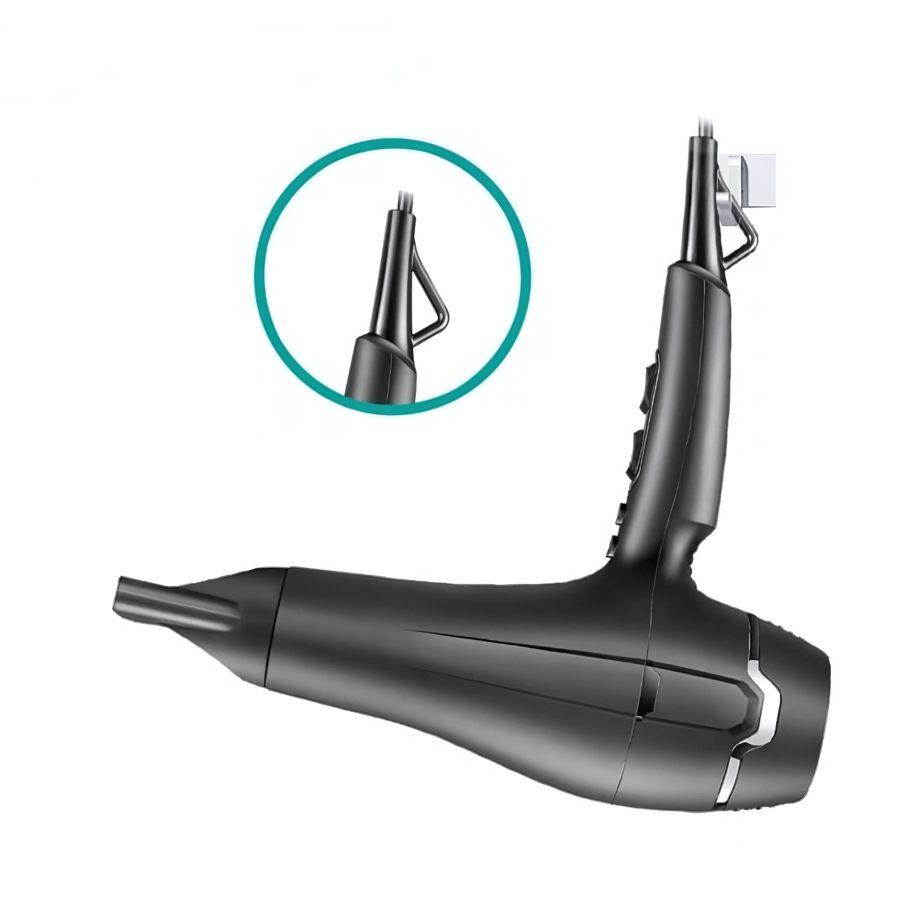 Фен VGR багатофункціональний для сушіння та укладання волосся, 3 режими 2 насадки 2400W Чорний (9373237937) - фото 5 Фен VGR багатофункціональний для сушіння та укладання волосся, 3 режими 2 насадки 2400W Чорний (9373237937) - фото 5