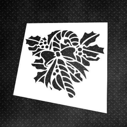 Трафарет многоразовый DFA Новогоднее украшение 1 для штукатурки и краски (E00030)