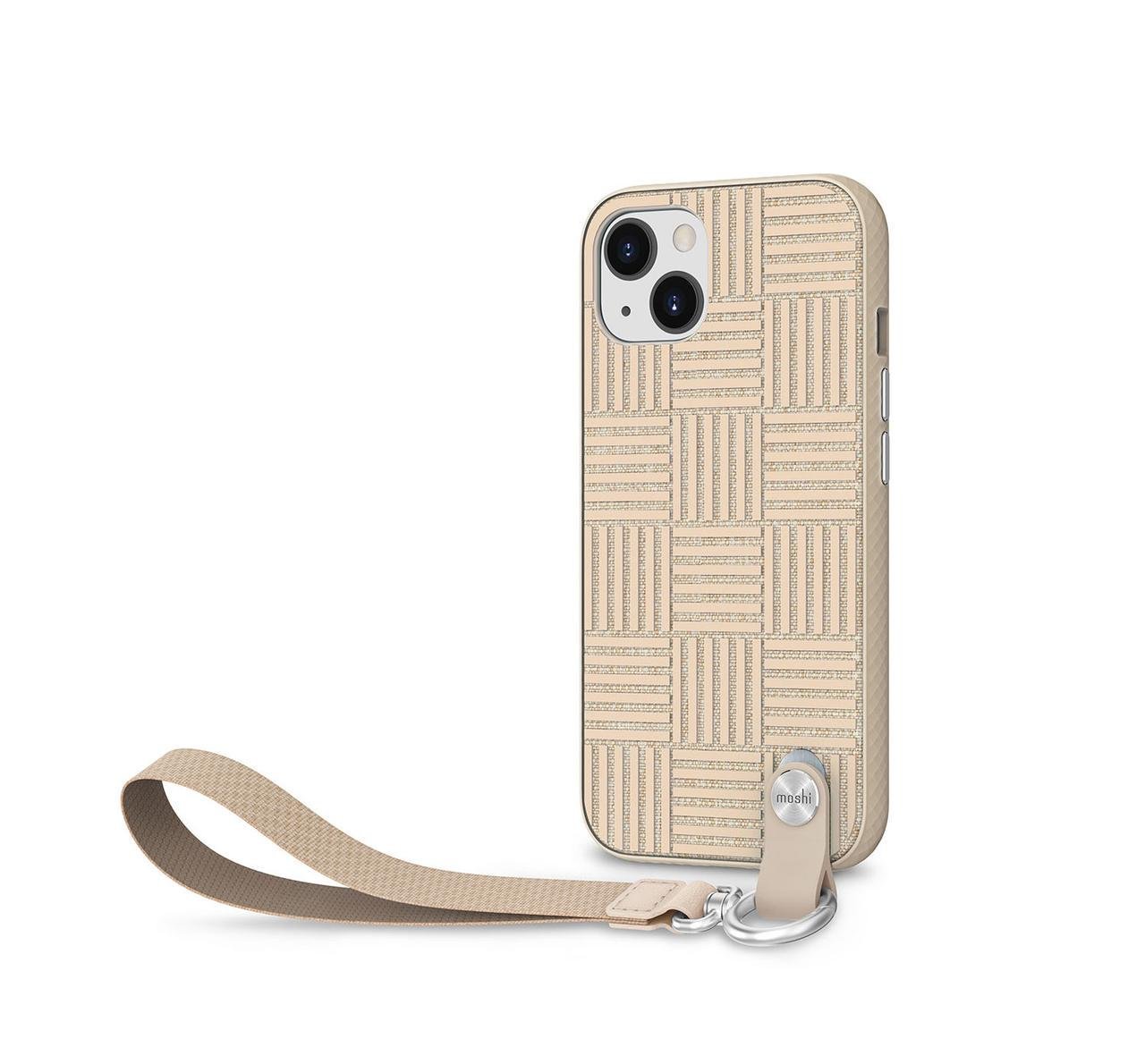 Чехол-накладка Moshi Altra Slim Hardshell Case with Wrist Strap for iPhone 13, Sahara Beige (99MO117702) - фото 2