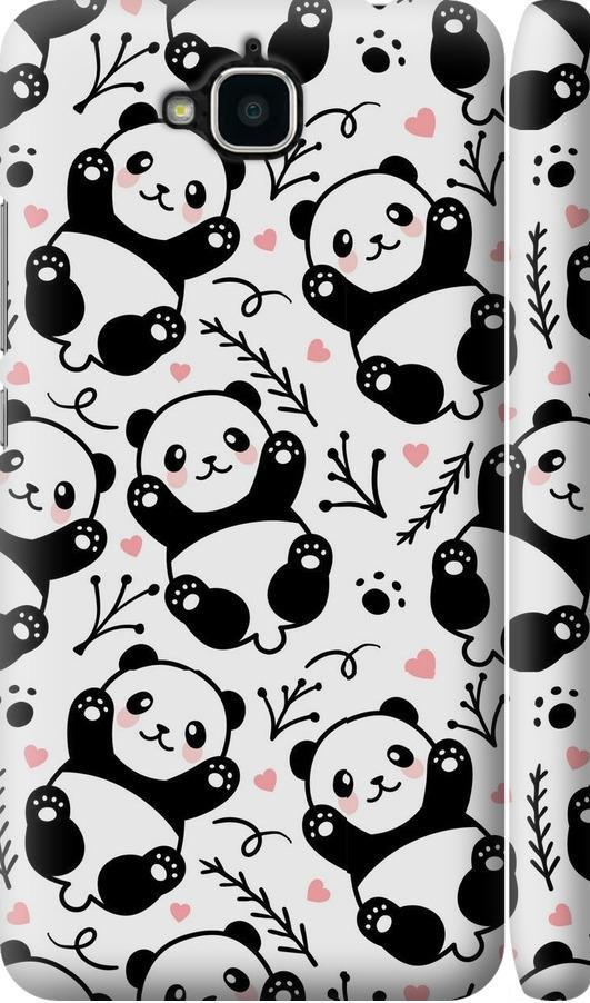 Чехол на Huawei Enjoy 5 Панды (4318m-475-42517)