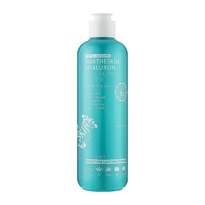 Тонер для лица увлажняющий Fortheskin Hyaluron Ph Calming Toner 280 мл (8809598150348)