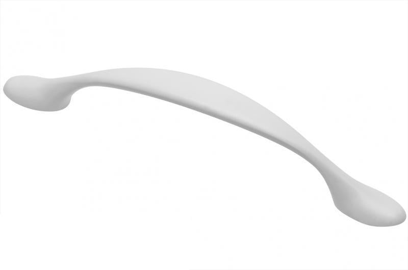 Мебельная ручка GTV CAMAIO С-096 мм L-126 мм Белый матовый (UZ-CAMAI-96-10M)