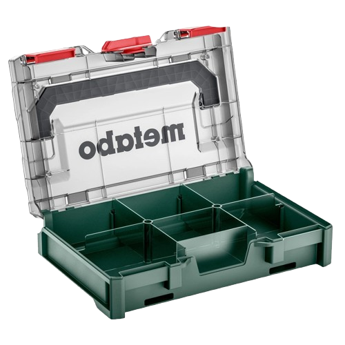 Кейс-органайзер для инструментов Metabo metaBOX 63 XS ABS-пластик Зеленый (626896000)