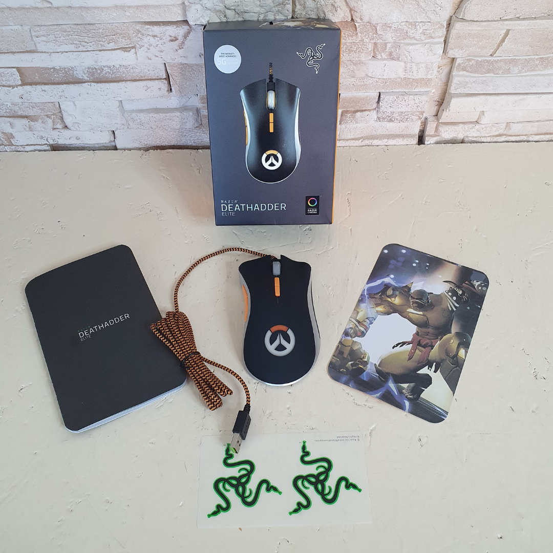 Комп'ютерна миша Razer DeathAdder OVERWATCH USB з прогумованим коліщатком прокручування (Z169-R00) - фото 11