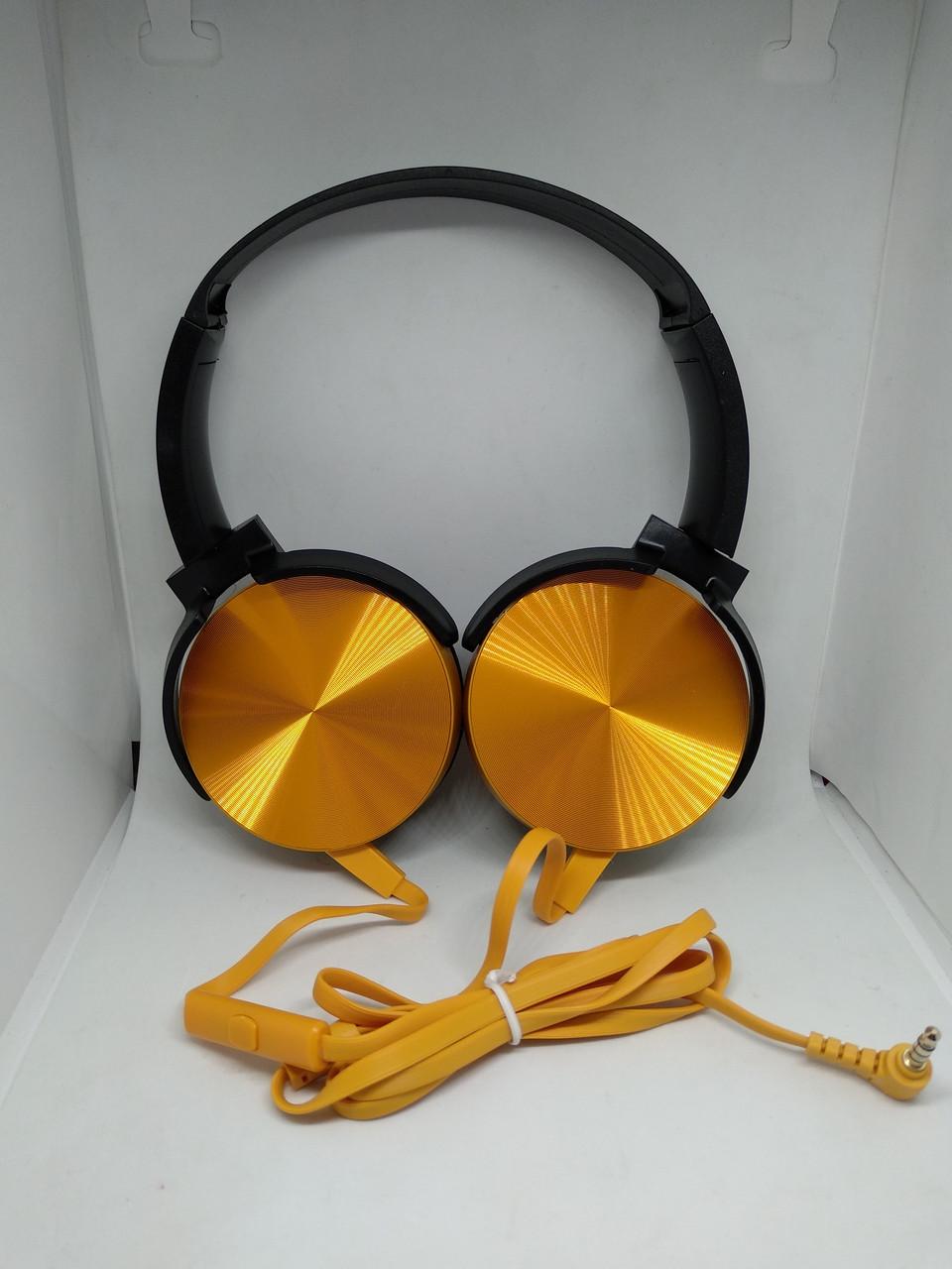 Наушники накладные Extra Bass MDR-XB450 Gold - фото 3