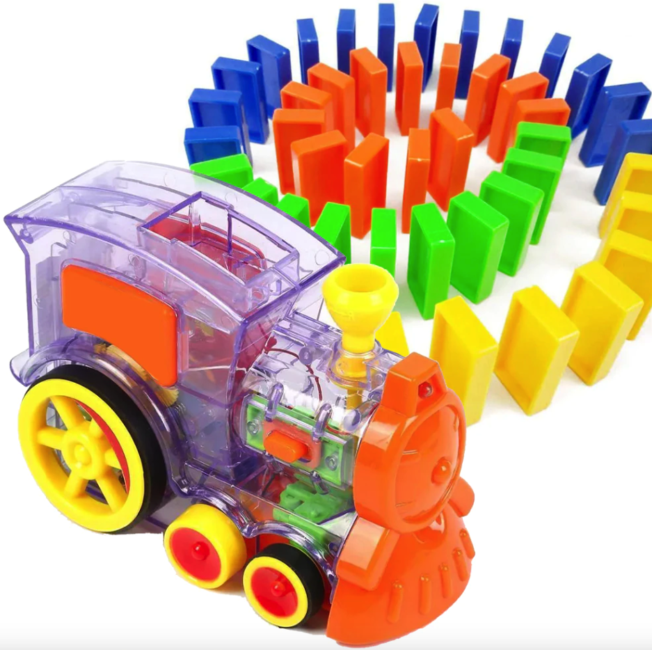 Іграшка розвиваюча паровозик доміно DOMINO Happy Truck (18-18-1616736437)