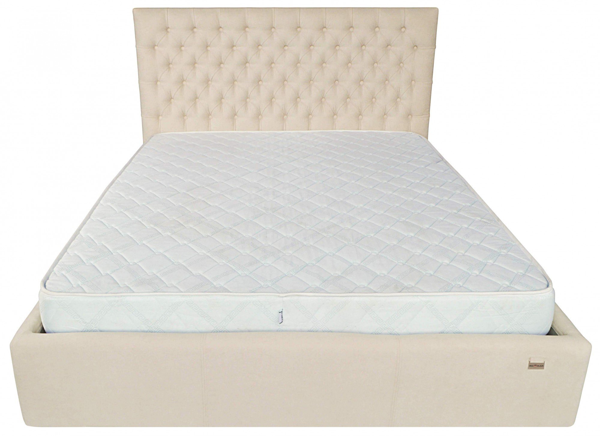 Кровать с подъемным механизмом Cambridge Comfort Мисти Milk A1 120х200 см Бежевый