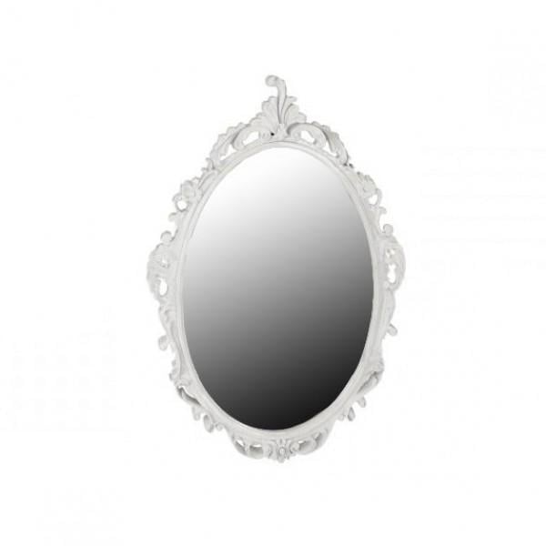 Зеркало MiroMark Росана с рамой в спальню/прихожую/гостиную Белый (MR-83-WH)