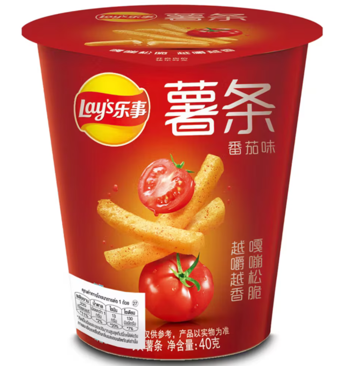 Чипсы Lay's Premium Tomato Flavor Crispy French Fries Chips 40 г (2607074588)