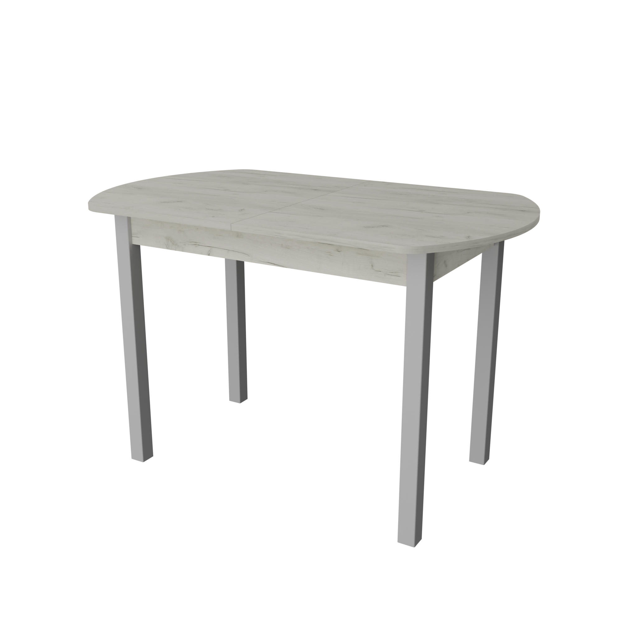 Стіл обідній розсувний Модерн Дуб крафт білий/Сірий (20000057)