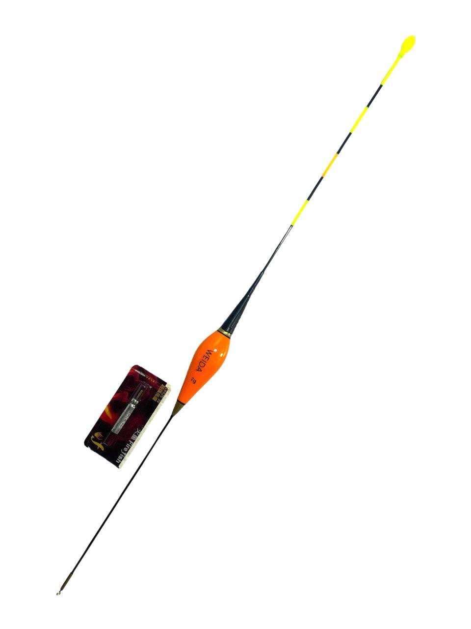 LED-поплавок умный Weida Капля для ночной рыбалки с индикатором поклевки 2 г Оранжевый (2287161334)