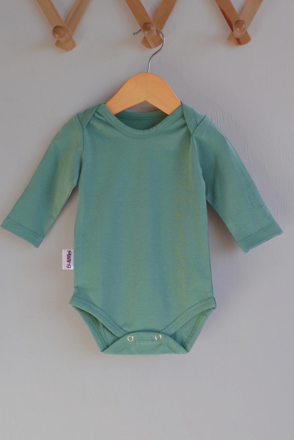 Боди детское унисекс Mwing Amazoniya 68 см Изумрудный