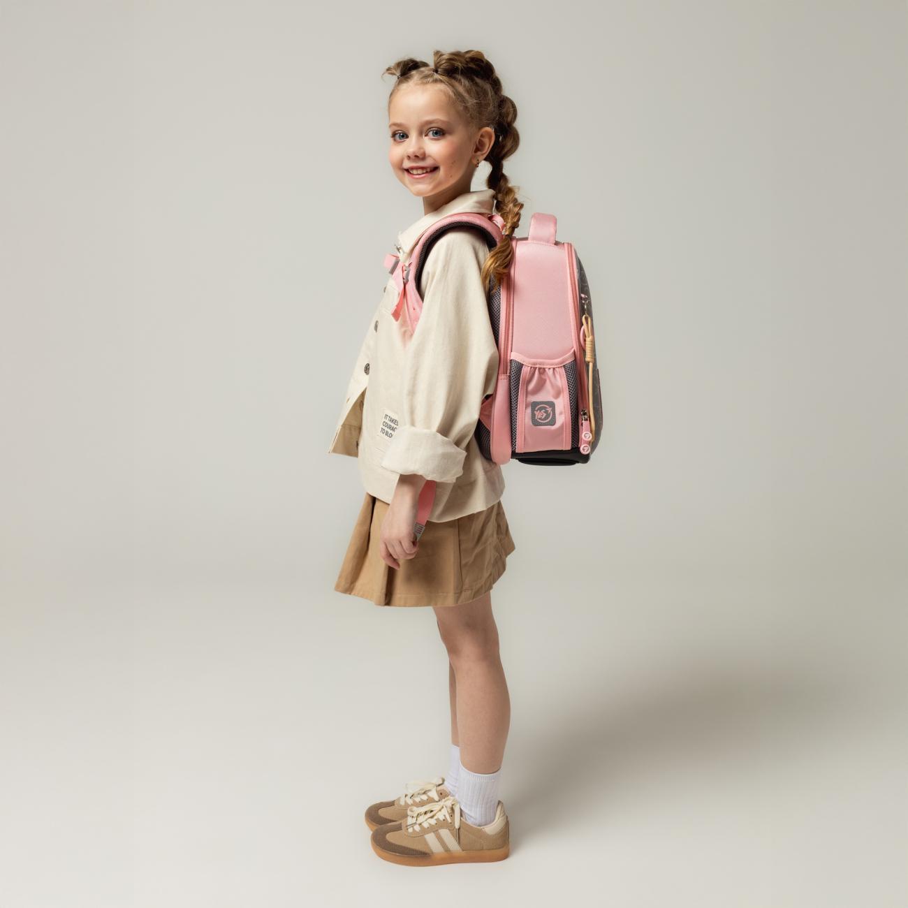 Шкільний рюкзак каркасний з ортопедичною спинкою YES Pusheen Fatty H-100 (559851/995068) - фото 12