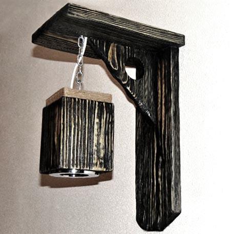 Светильник настенный из дерева Хивас Мокко (БРА-000310)