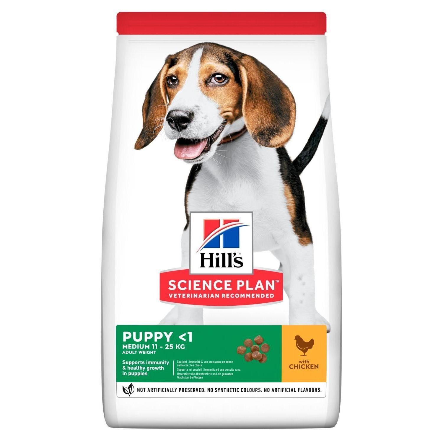 Корм сухой для щенков Hill's SP Healthy Development Puppy Medium Chicken 14 кг (24390053)