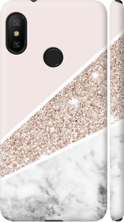 Чехол на Xiaomi Mi A2 Lite Пастельный мрамор (4342m-1522-42517)