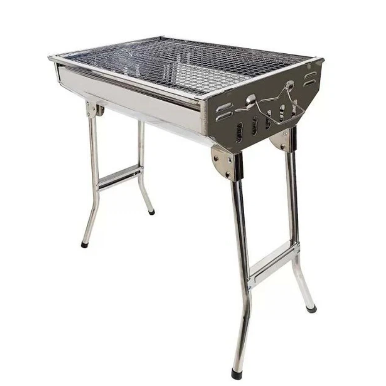 Мангал компактний легкий Barbecue Tray 882-CA-11 Сірий (43672-_829)