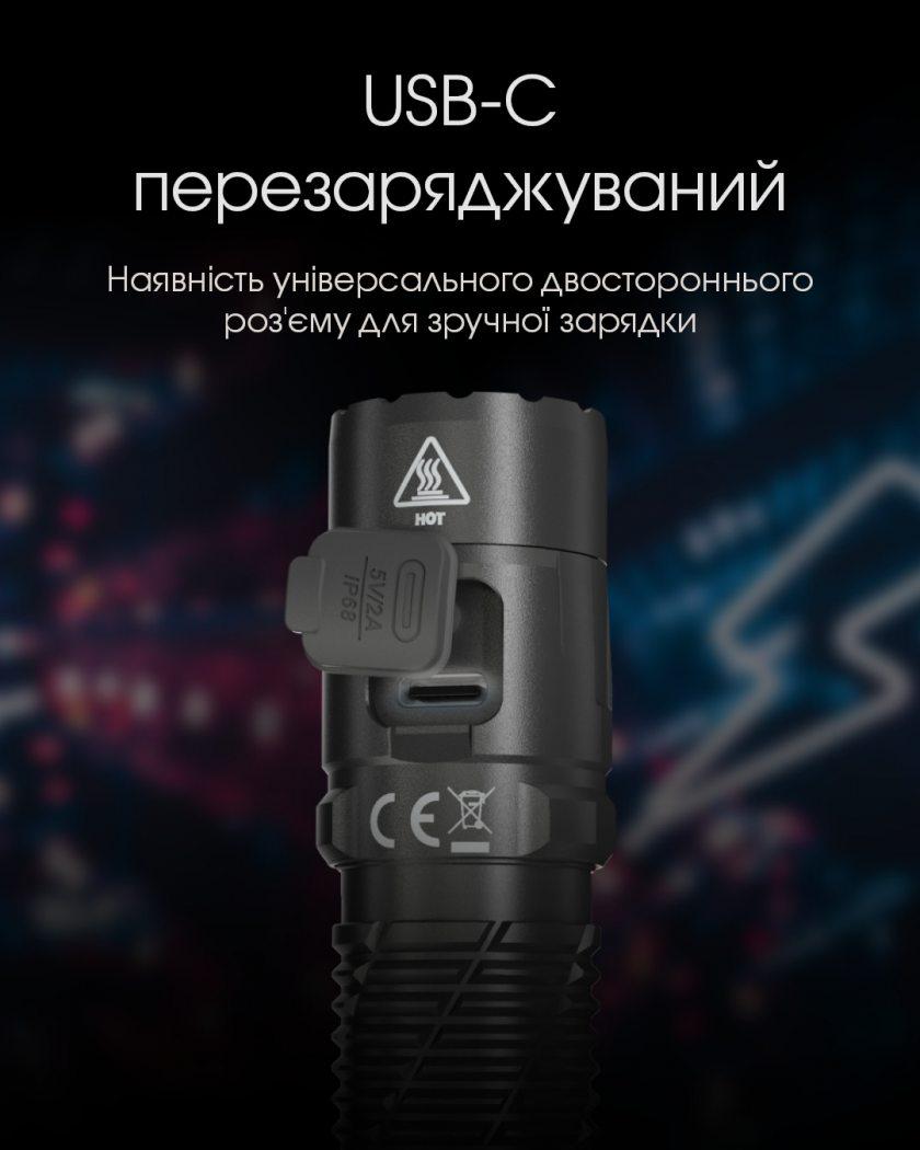 Фонарь Nitecore MH12 Pro UHi 40 LED 3300 Лм 5300 мАч (010302) - фото 14