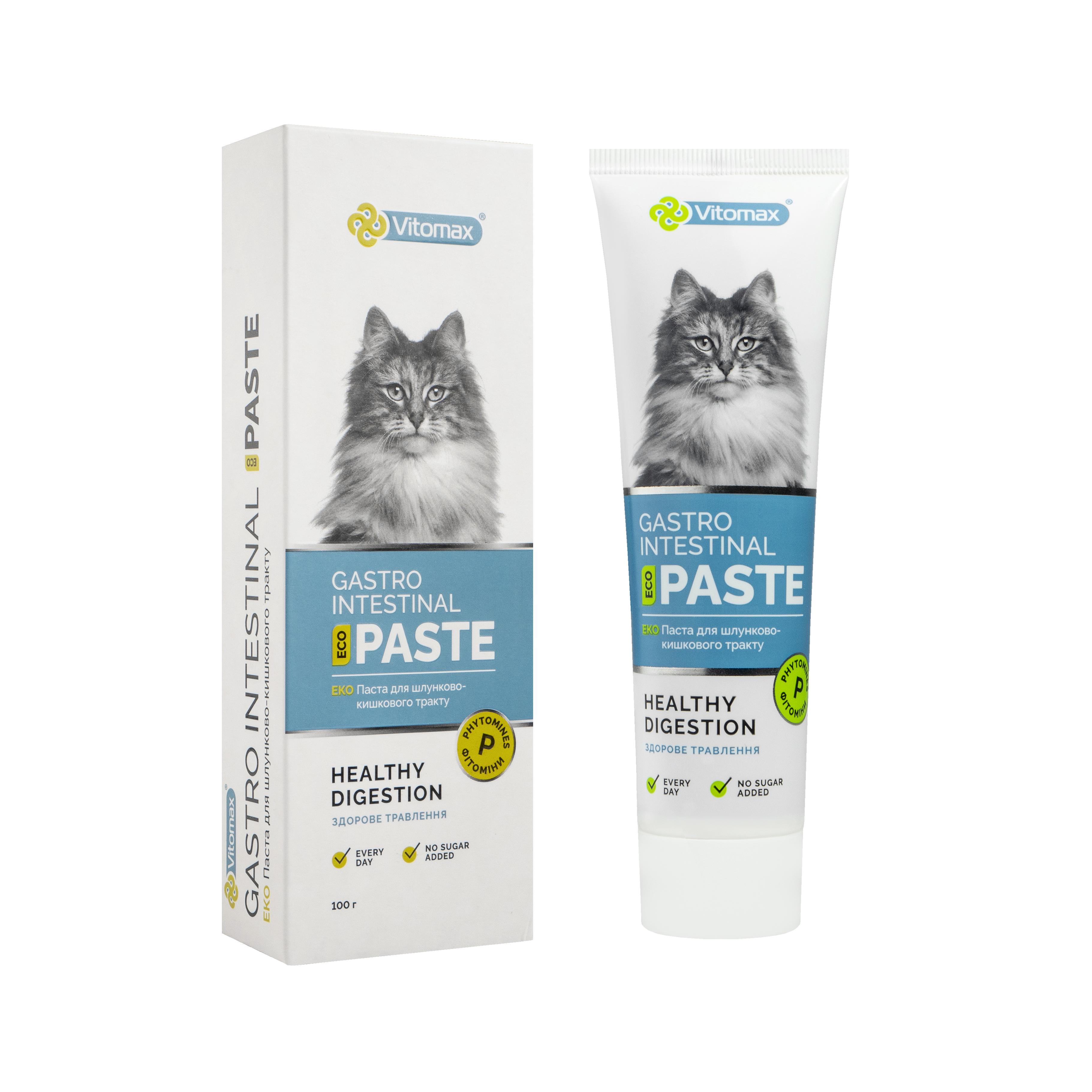 Еко паста Vitomax Для шлунково-кишкового тракту котів 100 г (00-00024020)