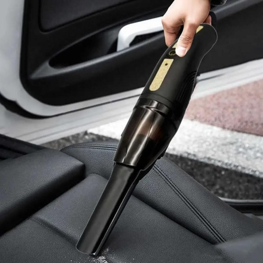 Автомобильный пылесос Car vacuum cleaner charge HY05 Черный - фото 3