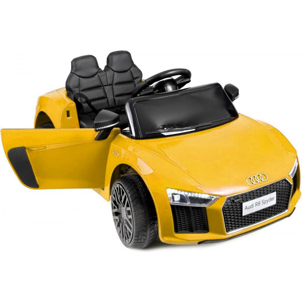 Дитячий електромобіль Audi HL1818 42300137 колеса EVA ліцензійний Жовтий