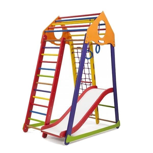 Дитячий спортивний комплекс SportBaby BambinoWood Color Plus 1 (BambinoWoodColor-Plus1-4)