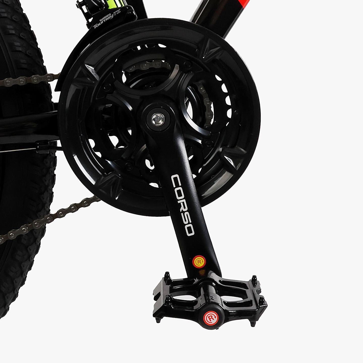 Велосипед горный подростковый алюминиевый Corso Evolution 24" литые диски рама 11" Белый - фото 7 Велосипед горный подростковый алюминиевый Corso Evolution 24" литые диски рама 11" Белый - фото 7