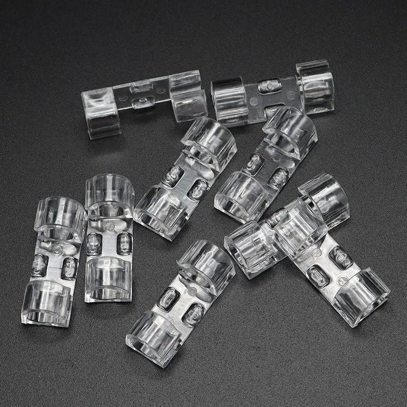 Держатель для проводов/кабеля/гирлянд на клейкой основе 20 шт. Прозрачный - фото 5