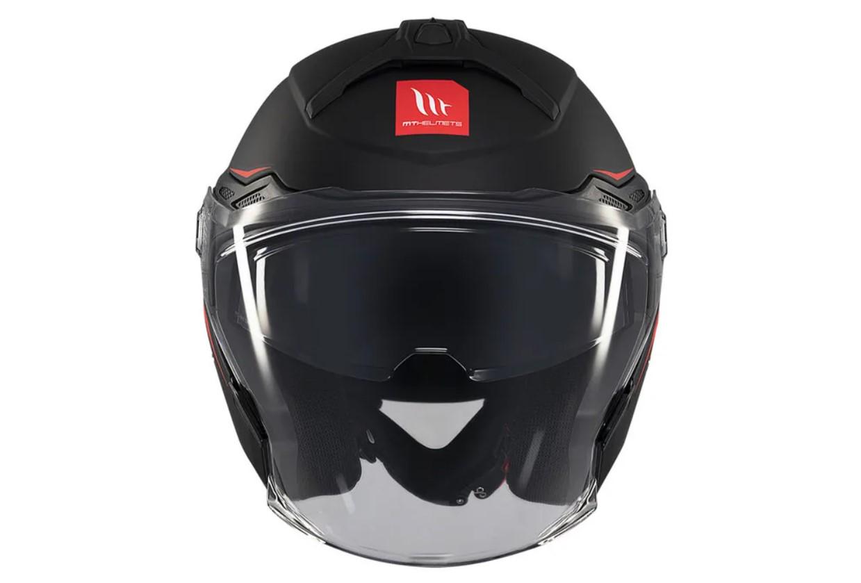 Мотошлем MT HELMETS Cosmo SV A1 M Matt Black (32263) - фото 2