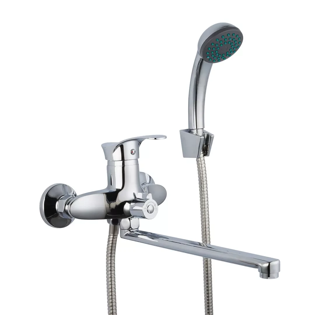 Змішувач для ванни Frap F22001 з душовим гарнітуром Хром (2465586897)