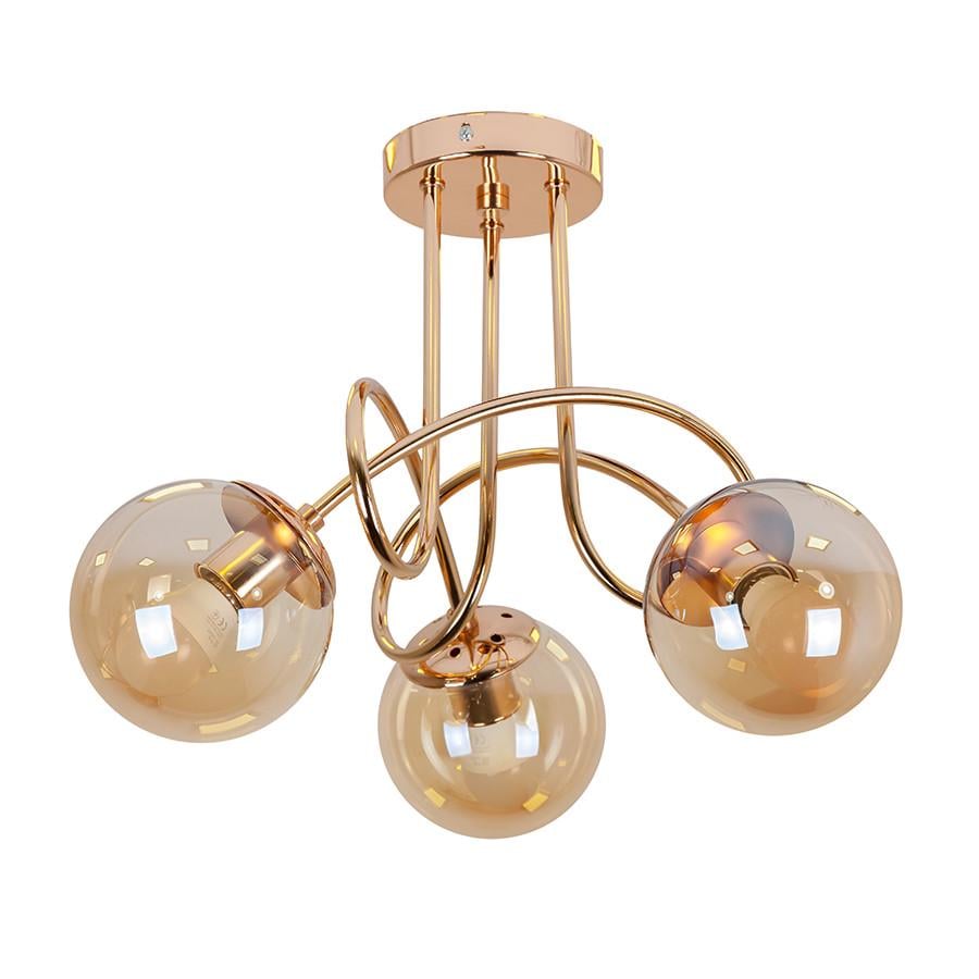 Люстра 7529903-3 gold/br Золотой/Коричневый (lvs4726)