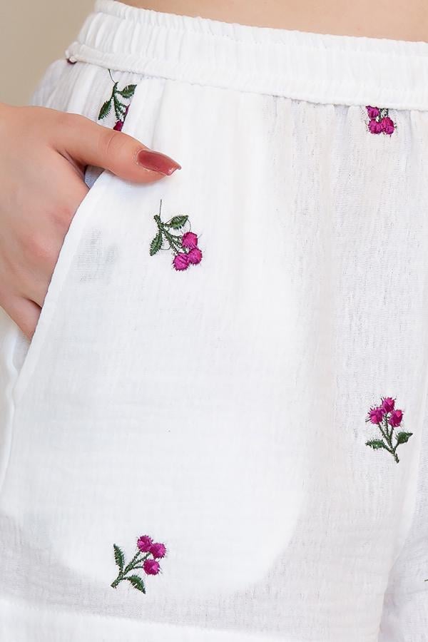 Шорти з вишивкою Forli з мусліну Blueberry XS/S (ML0068-39-08) - фото 4