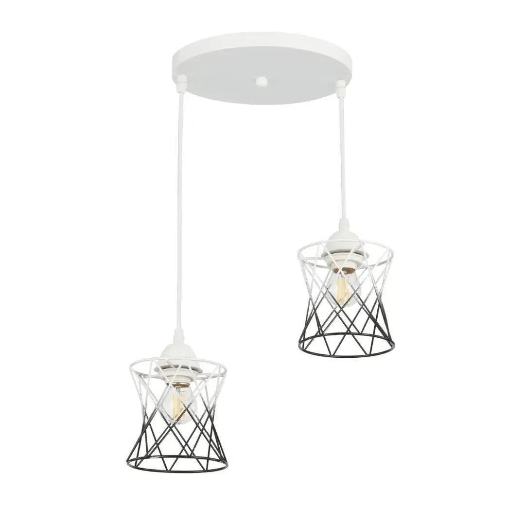 Подвесной светильник Valeso Interees на два круглых плафона Е27 IP20 Белый (V-6167-2 WH) Подвесной светильник Valeso Interees на два круглых плафона Е27 IP20 Белый (V-6167-2 WH)