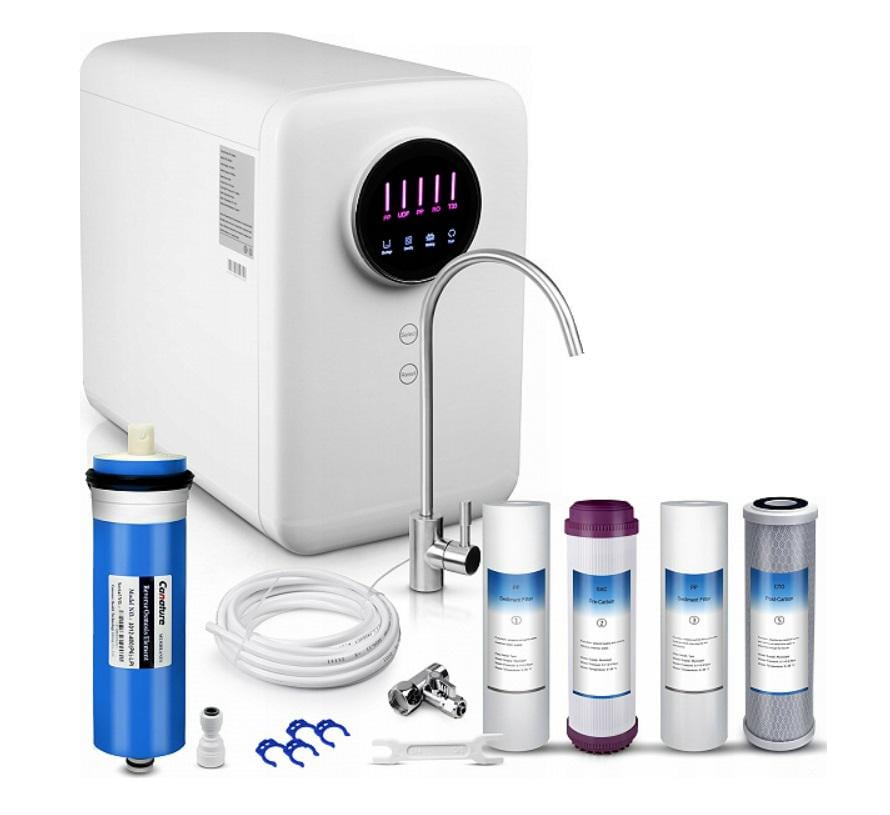 Фільтр для води зворотний осмос Canature RO-400 очищає 60 л води/година