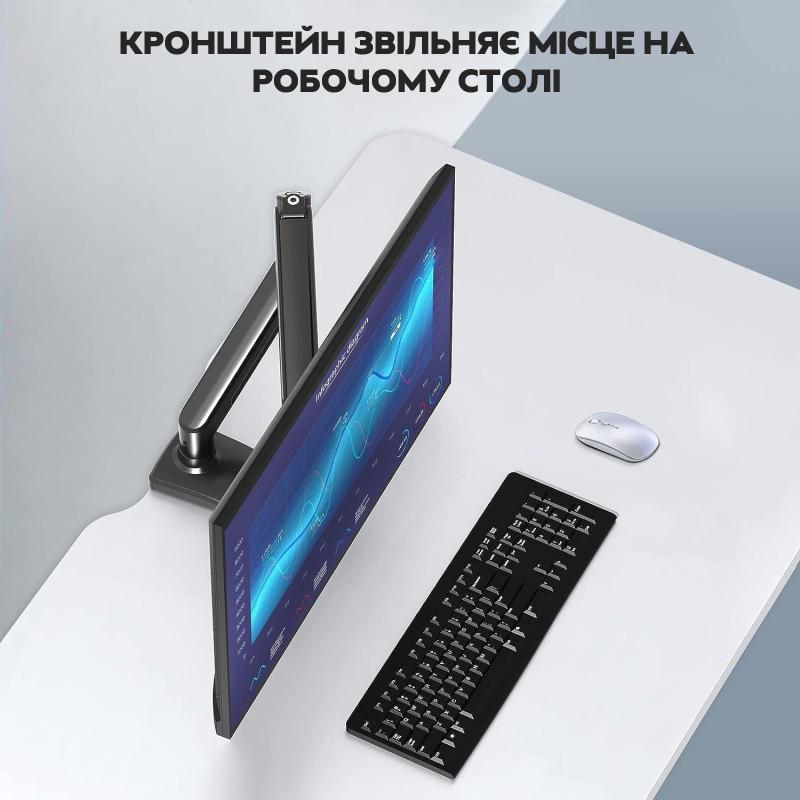 Крепление настольное V-Star V80 для монитора 17-30" Черный (8009) - фото 5