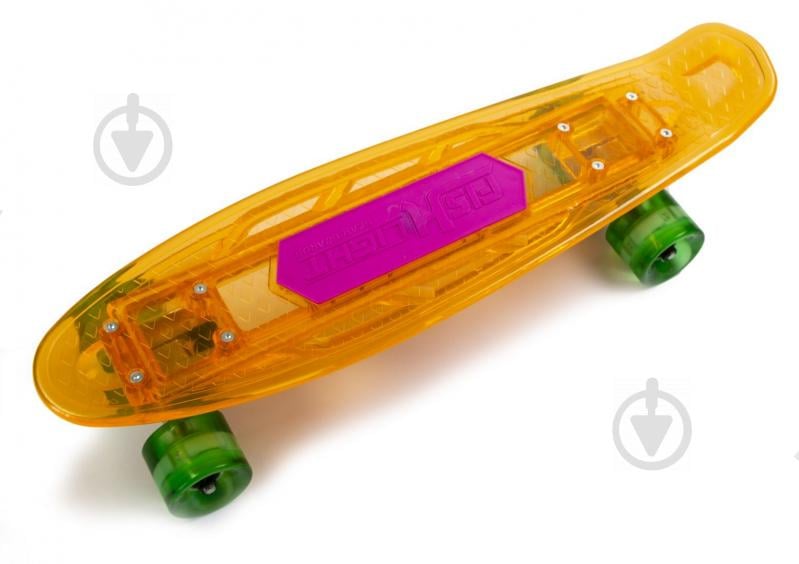 Пенниборд музыкальный и светящаяся дека Fish Orange Пенниборд музыкальный и светящаяся дека Fish Orange