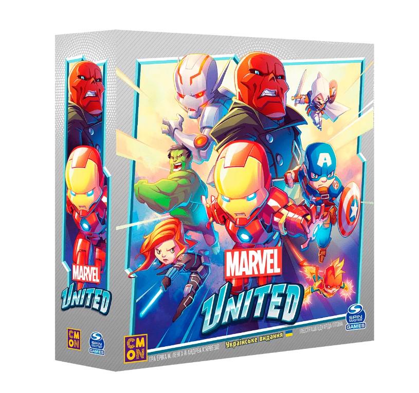 Настольная игра Marvel United Marvel United Ukrainian edition на украинском языке