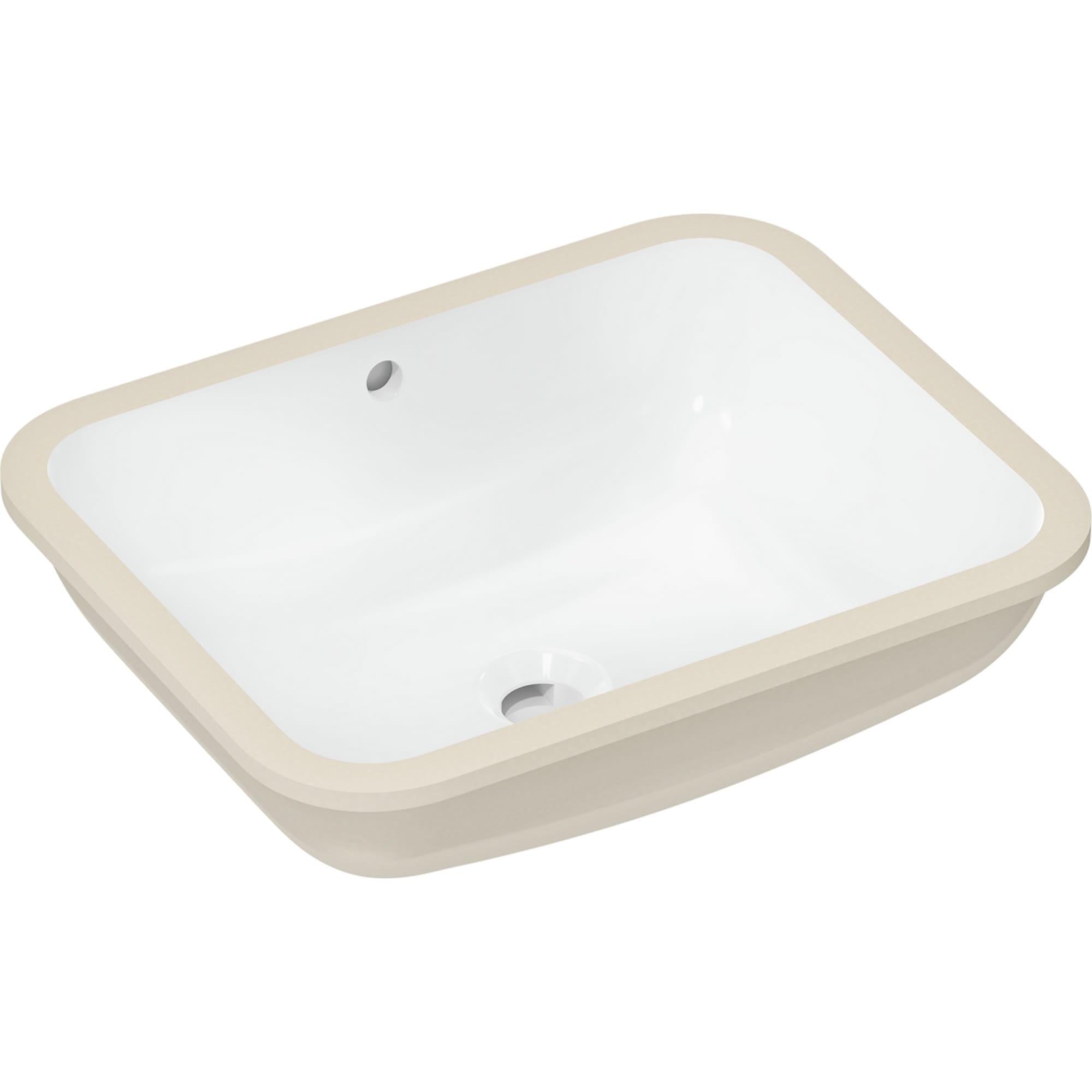 Умывальник врезной Hansgrohe Xuniva Q 500x400 прямоугольный, белый (60154450)
